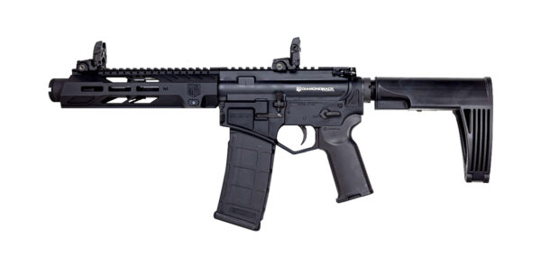 Diamondback DB15 Tactical Pistol 5.56/.223, 7" Barrel, Pro Sights, Black, 30rd
