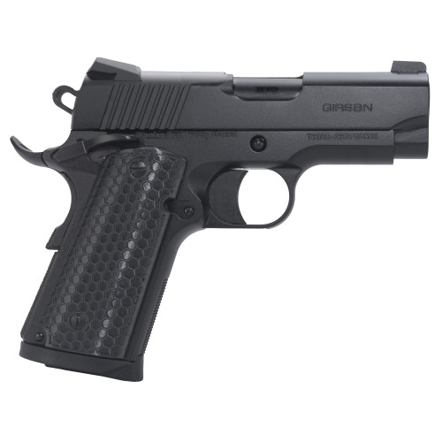 Girsan MC1911 SC Untouchable 9mm, 3.4" Barrel, Black, G10 Grip, 7rd - 1911 Guns | The Gun Shop