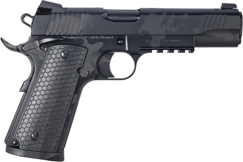 Girsan MC1911S Untouchable 45 ACP, 5" Barrel, Black Camo, G10 Grips, 8rd - 1911 Guns | The Gun Shop