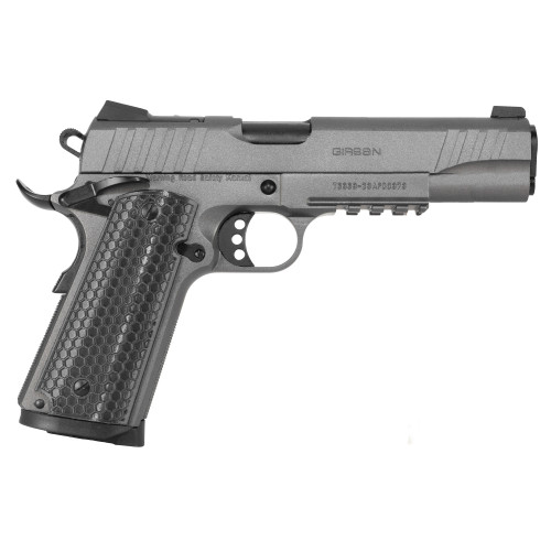 Girsan MC1911 S Influencer 45 ACP, 5" Barrel, Gray Cerakote, Optic Ready, 8rd - 1911 Guns | The Gun Shop