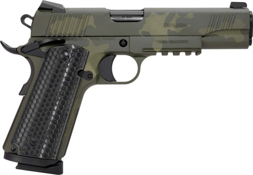 Girsan MC1911S Untouchable 45 ACP, 5" Barrel, Olive Drab Camo, G10 Grip, 8rd - 1911 Guns | The Gun Shop
