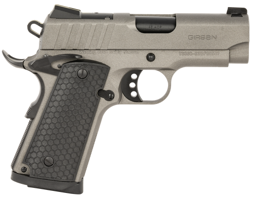 Girsan MC1911 Influencer 45 ACP, 3.4" Barrel, Tungsten Gray Cerakote, Optic Ready, 6rd - 1911 Guns | The Gun Shop