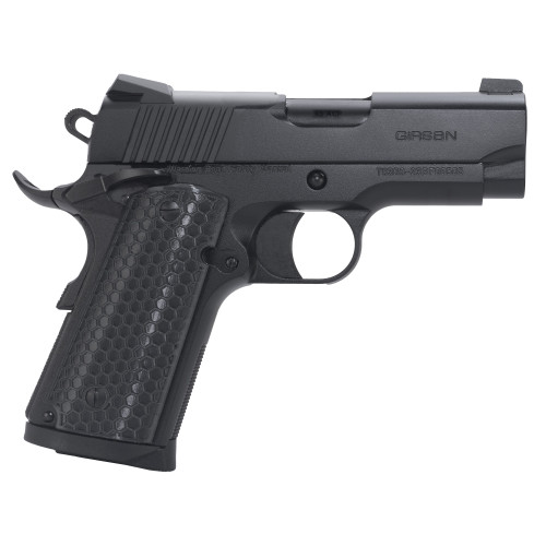 Girsan MC1911 SC Untouchable 45 ACP, 3.4" Barrel, Black, G10 Grip, 6rd - 1911 Guns | The Gun Shop