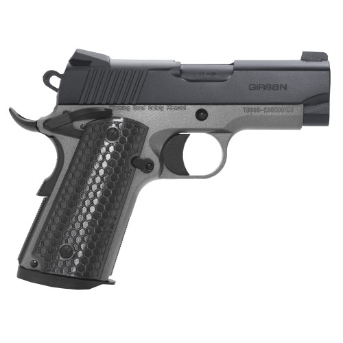 Girsan MC1911SC Untouchable 9mm, 3.4" Barrel, Black/Silver, G10 Grips, 7rd - 1911 Guns | The Gun Shop