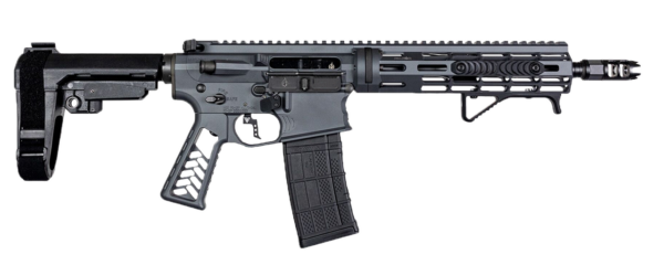 Falkor Phantom AR-15 Pistol 300 Blackout, Grey, 10.5" Barrel SBA3 Brace 30rnd Mag