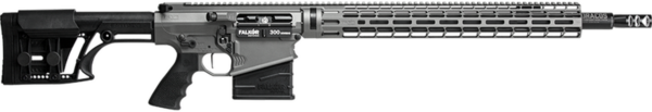 Falkor Petra AR-15 Type Rifle, 300 Win. Mag, Grey, 22in DRACOS Composite Barrel