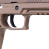 Sig P320 M18, Striker Fired, 9mm, 3.9" Barrel, Polymer Frame, Coyote Finish, DP Pro Plate, Manual Safety, Night Sights, 1-17Rd Magazine & 2-21Rd Magazines