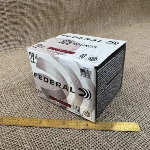 Federal AutoMatch .22 LR Ammunition 40 gr Lead Round Nose - Box/325