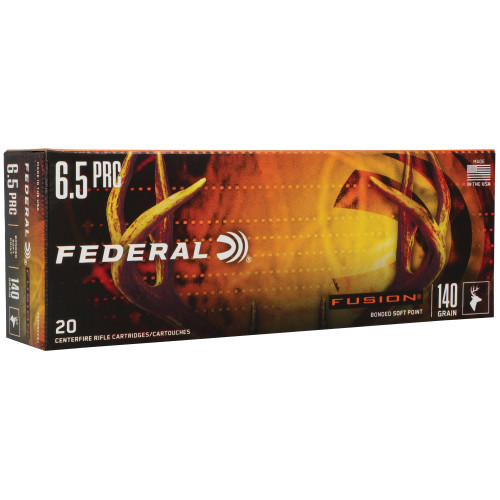 Federal Ammunition Fusion 6.5 PRC, 140gr, Soft Point, 20Bx/10Cs - Ammo | The Gun Shop
