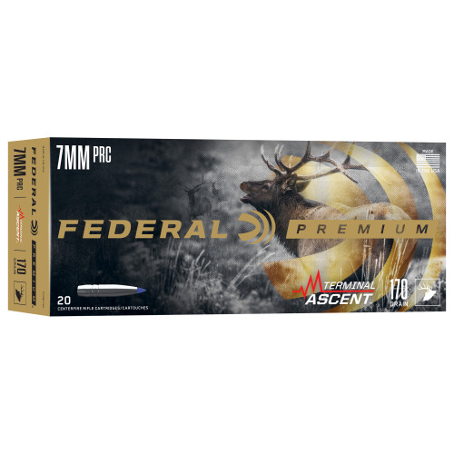 Federal Premium 7mm PRC, 170gr, Terminal Ascent Bonded, 20rd Box - Ammo | The Gun Shop