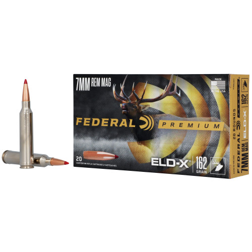 Federal Ammo Premium 7mm Rem Mag, 162gr, ELD-X, 20Bx/10Cs - Ammo | The Gun Shop