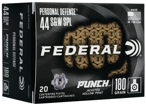 Federal Premium 44 S&W Special, 180gr, Jacketed Hollow Point, 20rd Box - Ammo | The Gun Shop