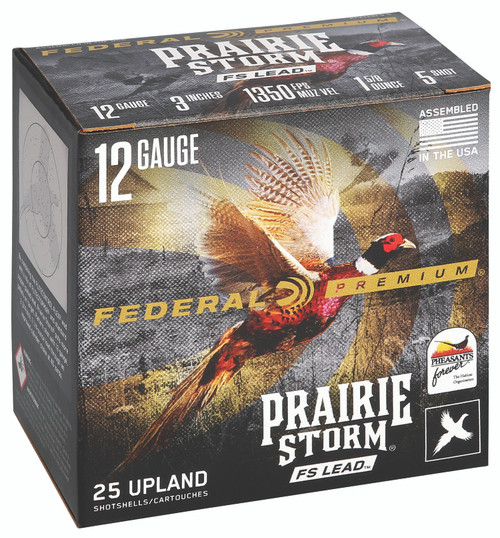 Federal Premium Prairie Storm FS 12 Ga, 3", 1 5/8 oz, 5 Shot, 25rd Box - Ammo | The Gun Shop