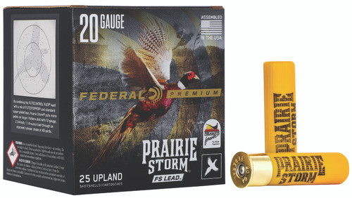 Federal Premium Prairie Storm FS 20 Ga, 2.75", 1 1/4 oz, 4 Shot, 25Bx/10Cs - Ammo | The Gun Shop