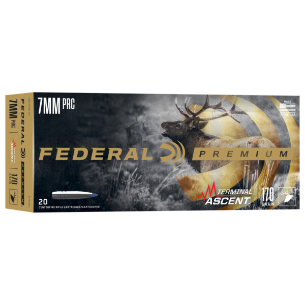 Buy Federal Premium 7mm PRC, 170gr, Terminal Ascent Bonded, 20rd Box