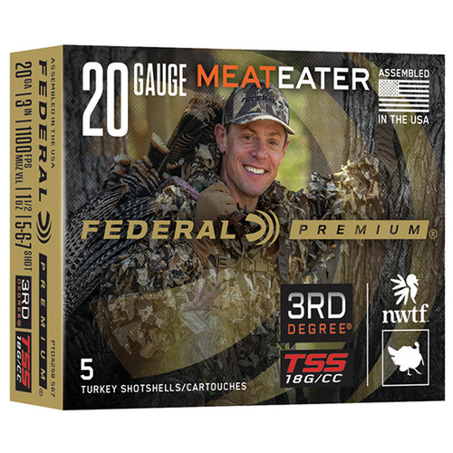 Federal 20 Ga, 3", 1 3/8 oz, 3rd Degree, 5-6-7 Shot, 5rd Box - Ammo | The Gun Shop