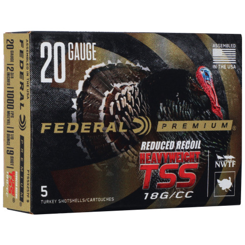 Federal Heavyweight TSS 20 Ga, 2.75", 1 1/2 oz, 9 Shot, Non-Lead, 5Bx/10Cs - Ammunition | The Gun Shop