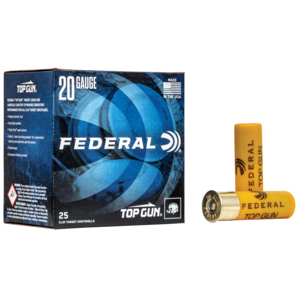 Federal Top Gun Target 20GA 2-3/4" #7.5 - 25RD Box - Top Gun Supply