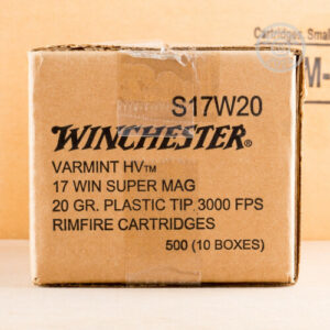 Federal V-Shok 17 WSM 20gr Polymer Tip 50rd Box