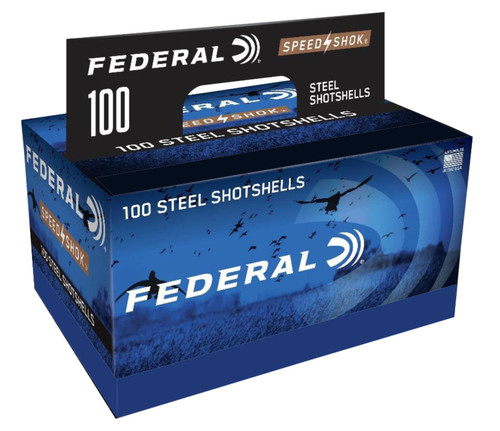 Federal Speed-Shok Waterfowl 12 Ga, 3", 1 1/4 oz, 2 Shot, 100Bx/2Cs - Ammo | The Gun Shop