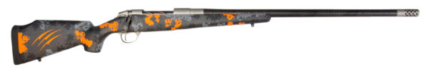 Fierce CT EDGE .300 PRC, 24" Carbon Barrel, Carbon Stock /w Orange Accent, 4rd