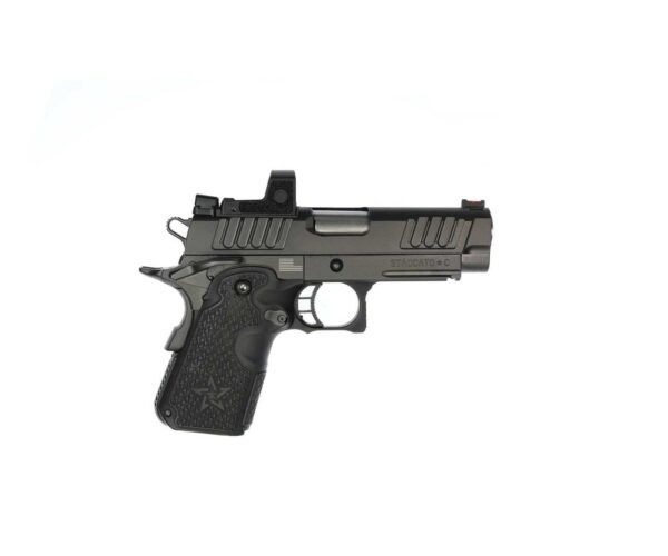STI Staccato C DUO 9mm, 3.9" Bull Barrel, Carry DUO Sights, Black DLC, 8rd