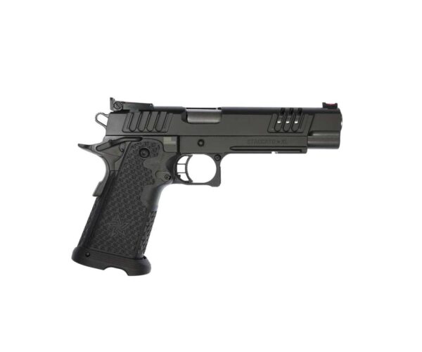 STI Staccato XL 9mm, 5.4" Bull Barrel, Fiber/Adj. Sights, Black DLC, 17/20rd