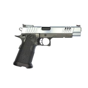 STI Staccato XL 9mm, 5.4" Bull Barrel, Fiber/Adj. Sights, Chrome/DLC, 17/20rd