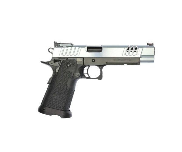 STI Staccato XL .40 S&W, 5.4" Bull Barrel, Fiber/Adj. Sights, Chrome/DLC, 15/18rd