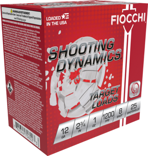 Fiocchi Shooting Dynamics 12 Ga, 2.75", 7/8 oz, 7.5 Shot, 250rd Case - Ammo | The Gun Shop