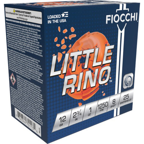 Fiocchi Premium High Antimony Lead 12 Ga, 2.75", 1 oz, 8 Shot, 25Bx/10Cs - Ammo | The Gun Shop