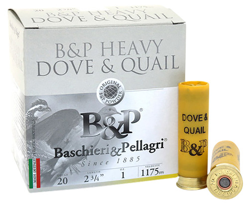 Fiocchi Dove & Quail 20 Ga, 2.75", 1 oz, 8 Shot, 25rd Box - Ammo | The Gun Shop