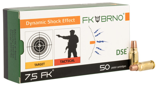 FK Brno US F9 7.5 FK, 101gr, Solid Flat Nose, 50rd Box - Ammo | The Gun Shop