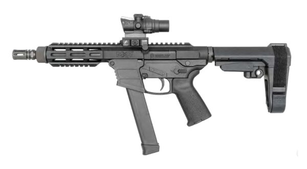 FightLite MXR PCC, 9mm, 7" Barrel, M-Lok, Glock Mags, SBA3, Black
