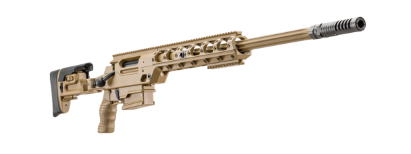 FN Ballista .338 Lapua, 26" Barrel, Caliber Convertible, Flat Dark Earth, Ambi Folding Stock