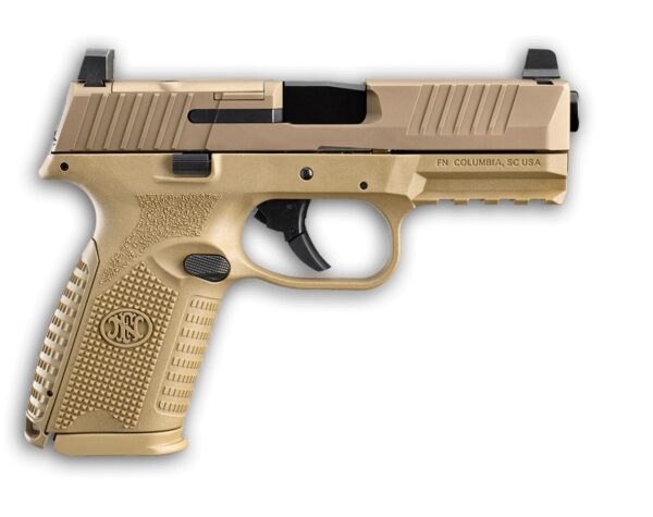 FN FN 509 Midsize MRD 9mm, 4" Barrel, Flat Dark Earth, Ambidextrous Controls, Non-Manual Safety, Optics Ready, 10rd