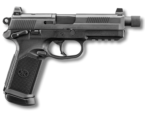 FN FNX Tactical Bundle 45 ACP, 5.3" Threaded Barrel, Black, 10rd - Firearm | The Gun Shop