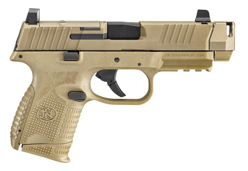 FN 509 MRD Compensated 9mm, 4.2" Barrel, Flat Dark Earth, Optic Ready, 15rd - Firearm | The Gun Shop