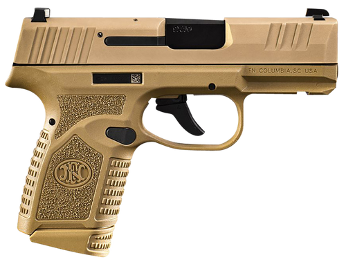 FN Reflex 9mm, 3.3" Barrel, Flat Dark Earth Polymer, NMS, 10rd - Firearm | The Gun Shop