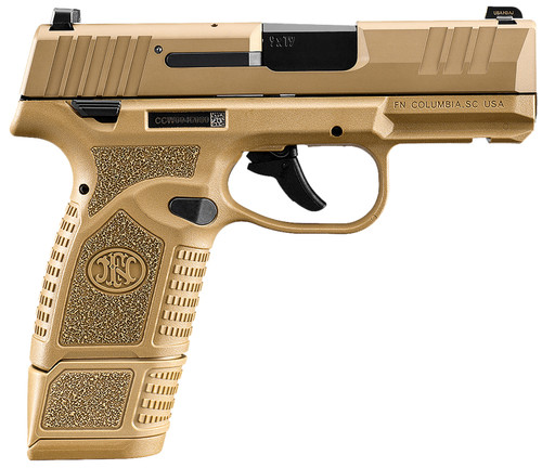 FN Reflex 9mm, 3.3" Barrel, Flat Dark Earth, Manual Safety, 15rd - Firearm | The Gun Shop