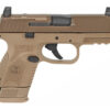 FN 509 Compact MRD 9mm, 3.7" Barrel, FN Optics Mounting System, Flat Dark Earth, 12rd/15rd