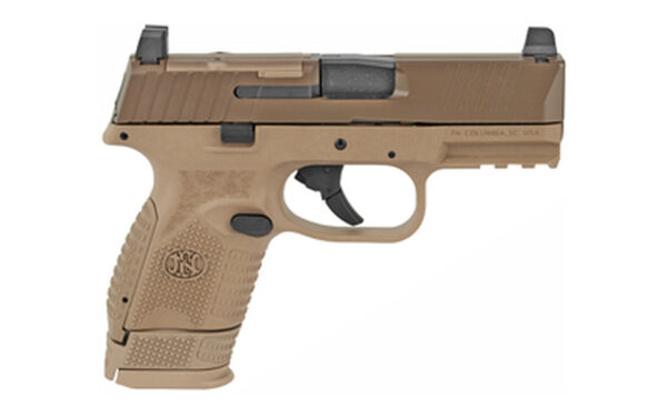 FN 509 Compact MRD 9mm, 3.7" Barrel, FN Optics Mounting System, Flat Dark Earth, 12rd/15rd