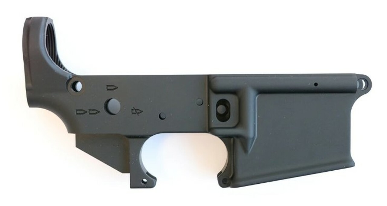 Franklin Armory Stripped Lower, Binary Mode Engraving, Multi-Cal, Black Hardcoat Anodized