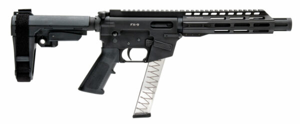 Freedom Ordnance FX-9 9mm, 8" Barrel, SBA3, M-LOK, Black, 31rd