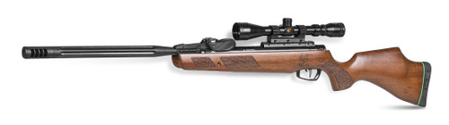 Gamo Swarm Bone Collector 22 Pellet, Checkered Beechwood, Includes 3-9x40mm Scope, 10rd - Air Guns & BB Guns | The Gun Shop
