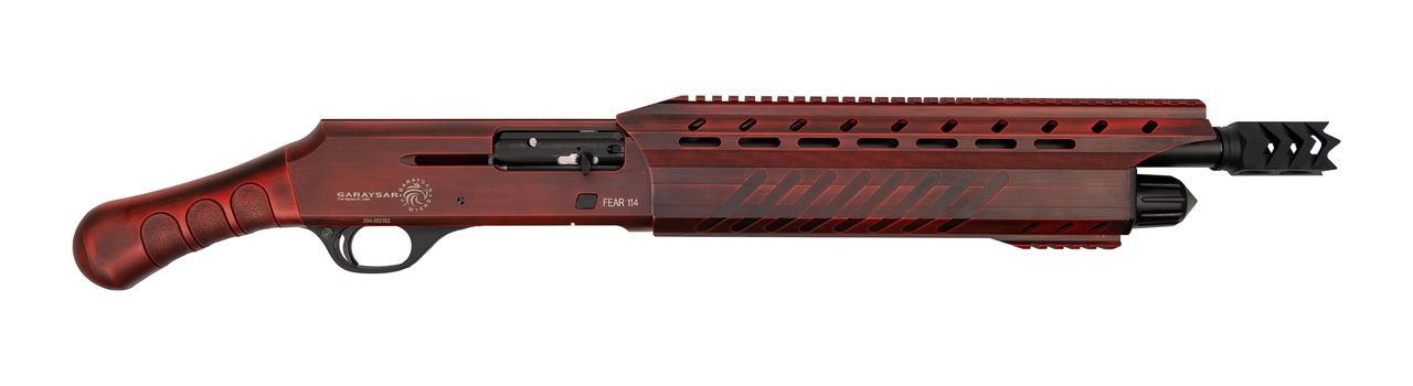 Garaysar FEAR-114 Shorty 12 Ga, 14" Barrel, Red/Crimson, 5rd