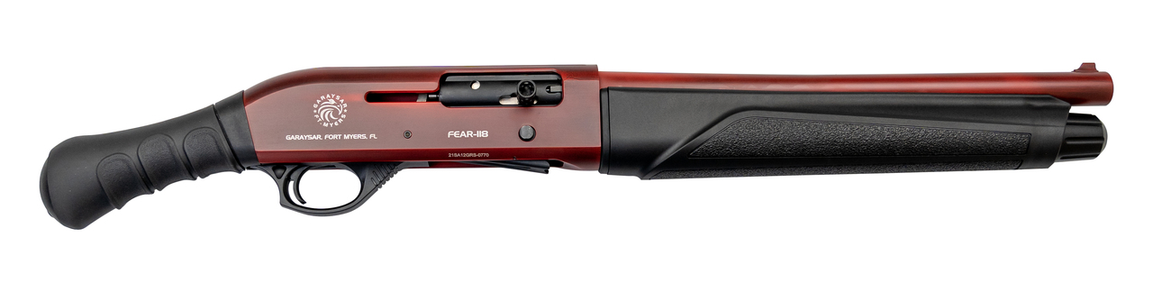Garaysar Fear 118 12 Ga, 14" Barrel, Battleworn Red, 5rd