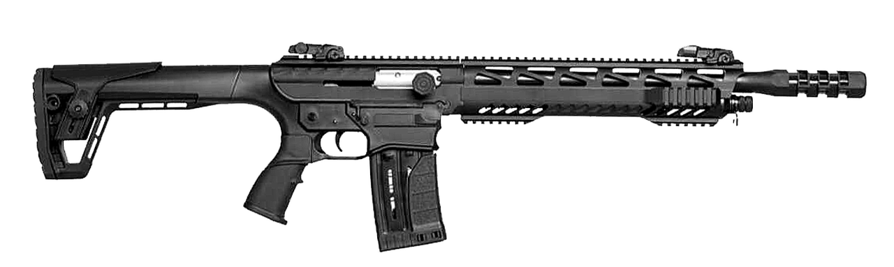 Gforce GF99-DLX AR Type Semi Auto Shotgun 12 Ga, 20" Barrel, Black, 5rd