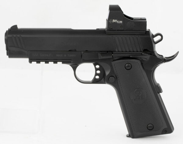 Girsan 1911 Compact 9mm, 4" Barrel W/Mounted Dot Optic, Blued, 9rd Mag