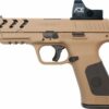 Girsan MC28SA 9MM 4.25" Barrel With Optic, Flat Dark Earth Polymer Frame, 15rd Mag